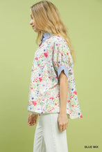 Load image into Gallery viewer, Spring Meadow Floral Button Up Blouse