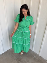Load image into Gallery viewer, Green Dynasty Midi Dress