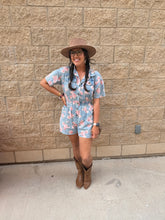 Load image into Gallery viewer, Cowgirl Floral Romper
