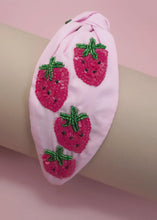 Load image into Gallery viewer, Beaded Strawberry Headband
