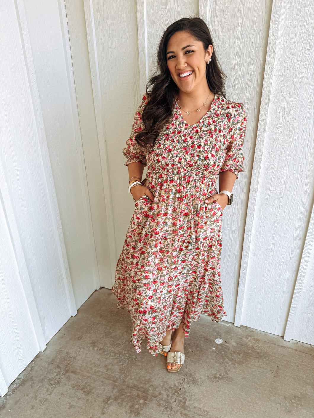 Fera Floral Tiered Dress