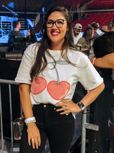 Load image into Gallery viewer, Gingham Cherries Top -
