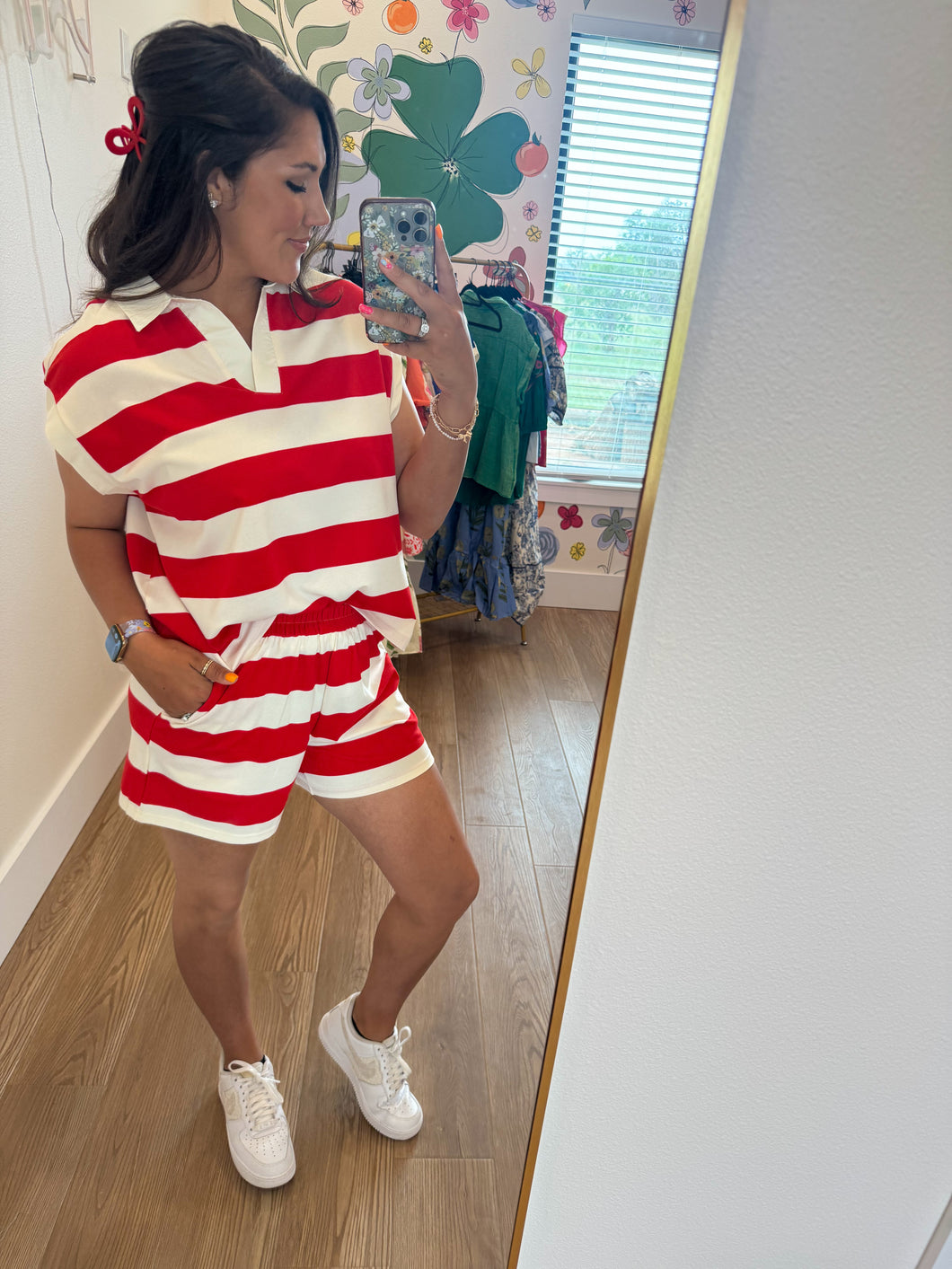 Becca Big Stripe Shorts - 2 Colors