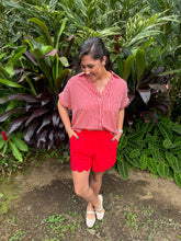 Load image into Gallery viewer, Raider Red Scalloped Shorts
