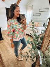 Load image into Gallery viewer, Poppy Gardens Blouse
