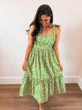 Load image into Gallery viewer, Fruity Green Sundress
