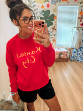 Load image into Gallery viewer, Kansas City Embroidered Sweater
