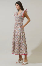 Load image into Gallery viewer, Sunfire Tiered Midi Dress

