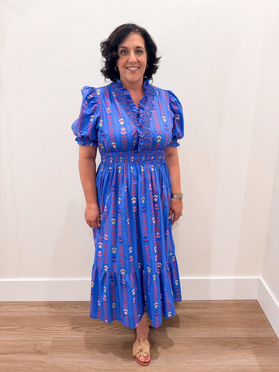 Floral Vine Maxi Dress