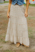 Load image into Gallery viewer, Coral Carnation Maxi Skirt
