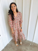 Load image into Gallery viewer, Fera Floral Tiered Dress
