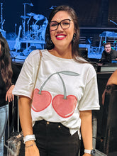 Load image into Gallery viewer, Gingham Cherries Top -
