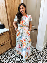 Load image into Gallery viewer, Juliet Floral Garden Becca Tiered Maxi Dress

