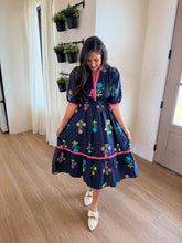 Load image into Gallery viewer, Petal Parade Midi Dress
