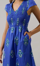 Load image into Gallery viewer, Haline Floral Liora Smocked Midi Dress
