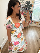 Load image into Gallery viewer, Floral Fit N Flare Dress
