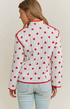 Load image into Gallery viewer, Hearts Quilted Colorblock Jacket
