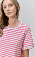 Load image into Gallery viewer, Spring Blush Striped Tee Dress
