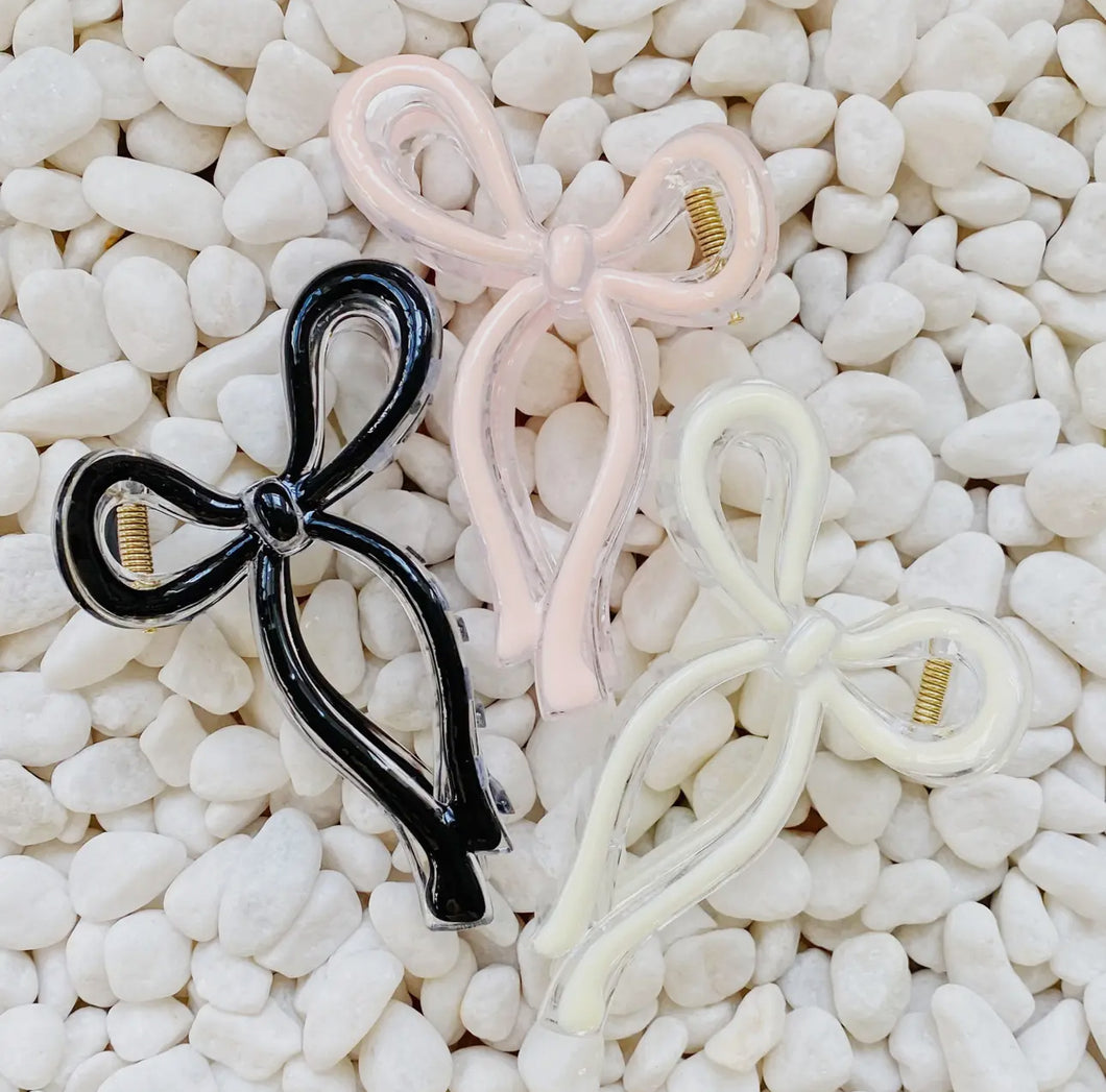 Annie Bow Hair Clip - 3 Colors