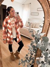 Load image into Gallery viewer, Checkered Blanket Cardigan
