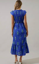 Load image into Gallery viewer, Haline Floral Liora Smocked Midi Dress
