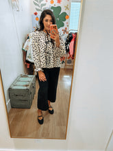 Load image into Gallery viewer, Polka Dot Bow Peplum
