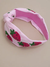 Load image into Gallery viewer, Beaded Strawberry Headband
