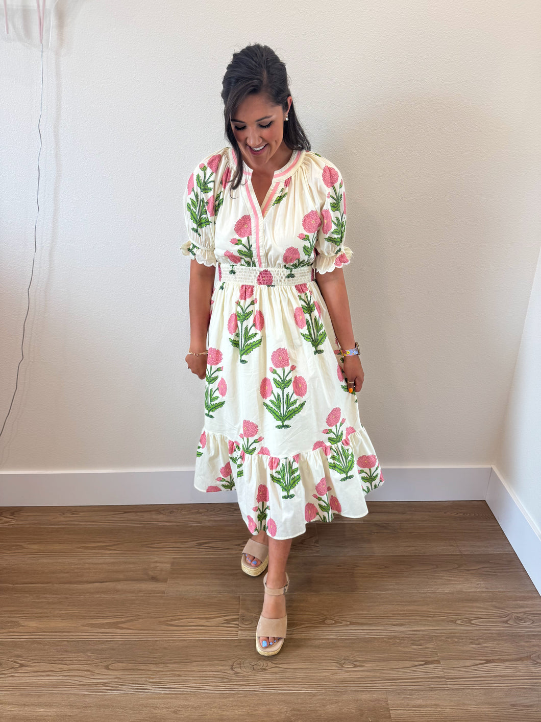 Pinky Dandelion Dress