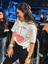 Load image into Gallery viewer, Gingham Cherries Top -
