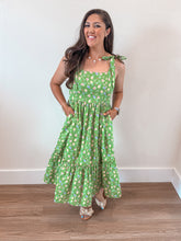 Load image into Gallery viewer, Fruity Green Sundress
