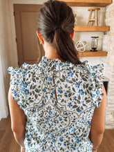 Load image into Gallery viewer, Hilo Floral Ruffle Top
