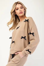 Load image into Gallery viewer, Blakely Bow Pants - Cocoa
