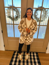 Load image into Gallery viewer, Check Mate Cardigan
