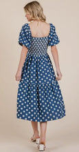 Load image into Gallery viewer, Bohemian Denim Floral Dress
