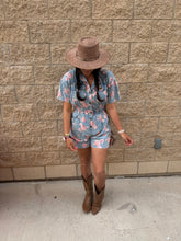 Load image into Gallery viewer, Cowgirl Floral Romper
