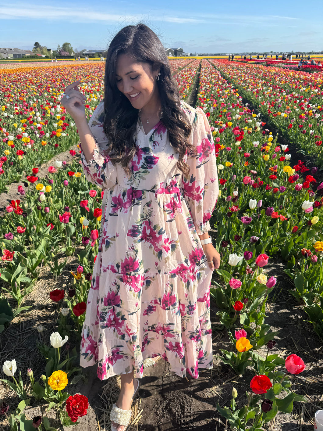 Watercolor Willows Dress