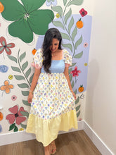Load image into Gallery viewer, Picking Pastel Flower Bouquets Dress
