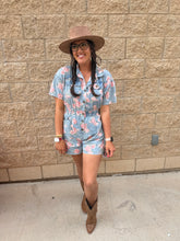 Load image into Gallery viewer, Cowgirl Floral Romper
