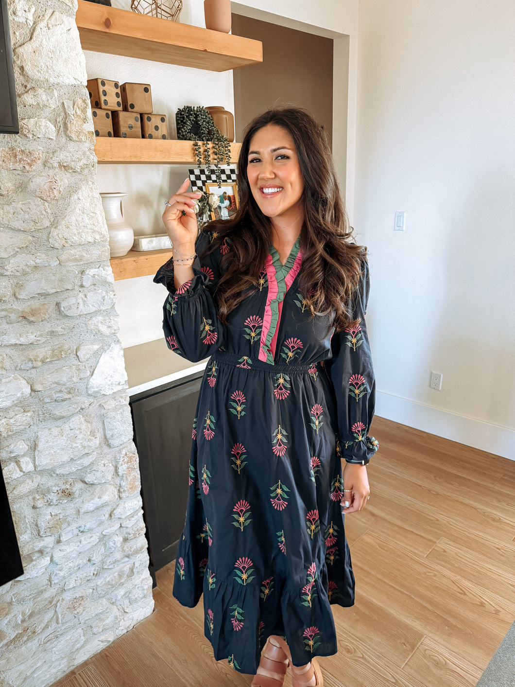 A New Start Embroidered Dress