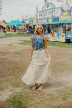Load image into Gallery viewer, Coral Carnation Maxi Skirt
