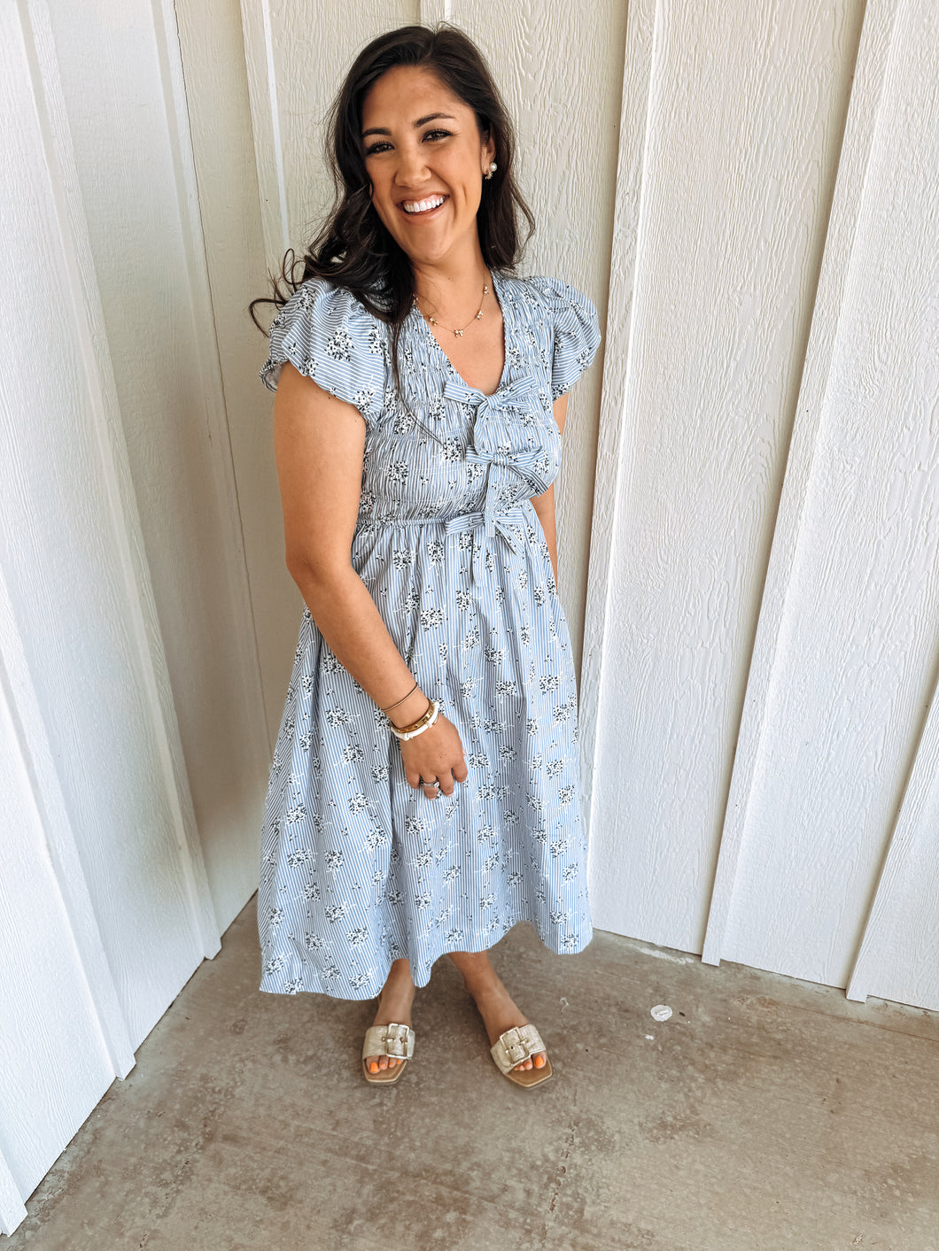 Triple Threat Midi Dress