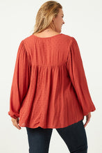 Load image into Gallery viewer, Ember Floral Embroidered Blouse
