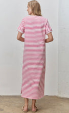 Load image into Gallery viewer, Spring Blush Striped Tee Dress

