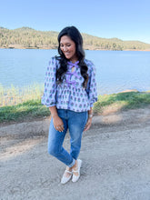 Load image into Gallery viewer, Perla Floral Peplum - 2 Colors
