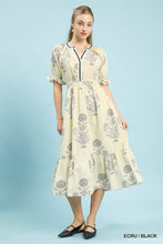 Load image into Gallery viewer, Ivory Dandelion Midi Dress
