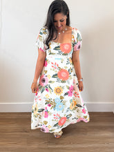 Load image into Gallery viewer, Floral Fit N Flare Dress
