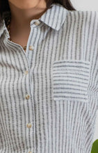 Load image into Gallery viewer, Subtle Striped Linen Top
