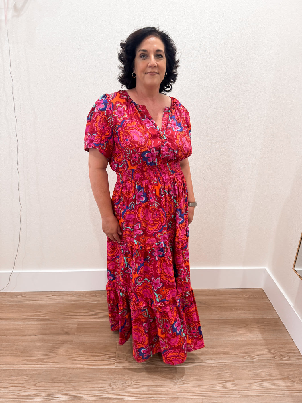 Raven Floral Maxi Dress