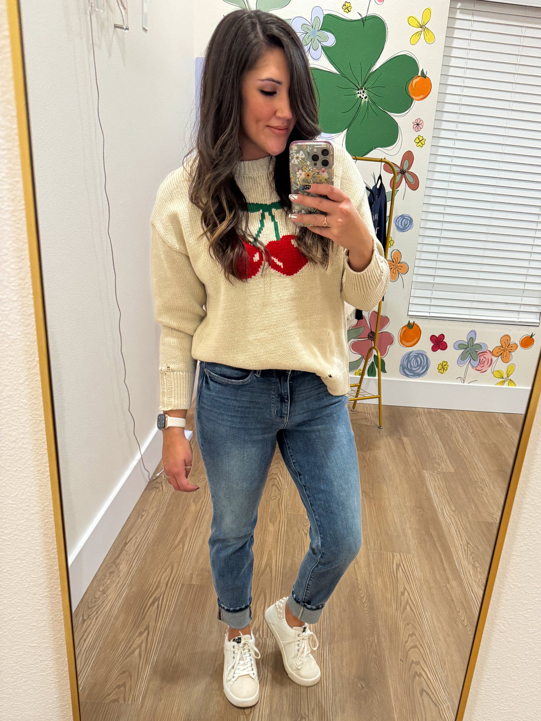 Put a Cherry On it Sweater