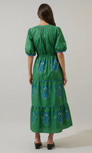 Load image into Gallery viewer, Meridy Floral Tiered Midi Dress
